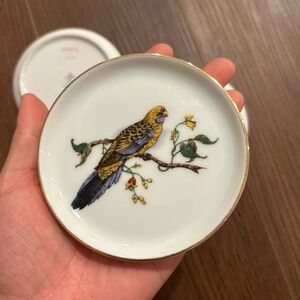 Furstenberg, West Germany bird painting trinket